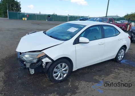 2015 Toyota Corolla Le z USA, uszkodzony, nr VIN 2T1BURHE0FC294421